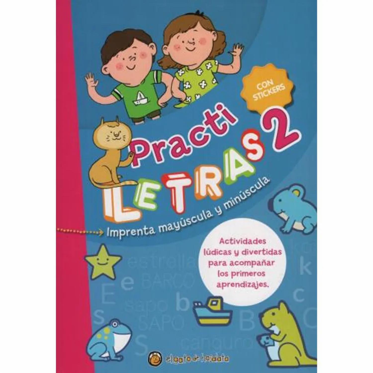 Libros Practi Letras 2 Imprenta Mayúscula Y Minúsculo GUADAL 63 Páginas
