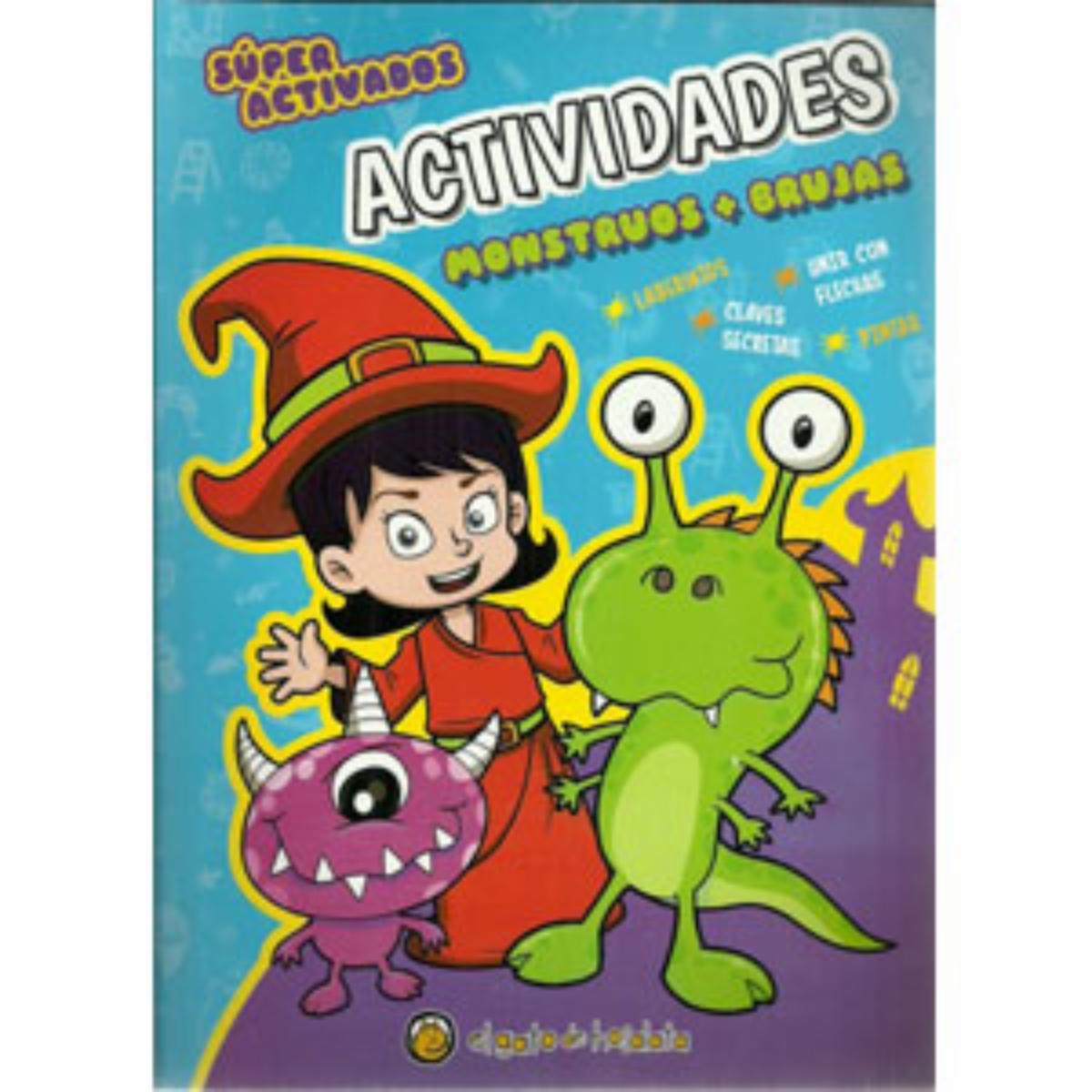 Libros Superactivados Monstruos + Brujas EL GATO DE HOJALATA 96 Páginas