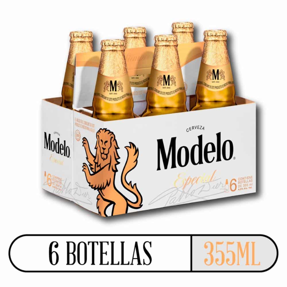 Cerveza Modelo Especial Modelo 6 X 355 Ml