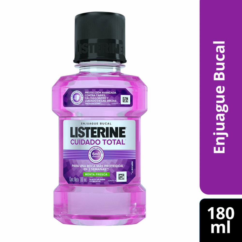 Enjuague Bucal Cuidado Total LISTERINE 180 Ml - Supermaxi