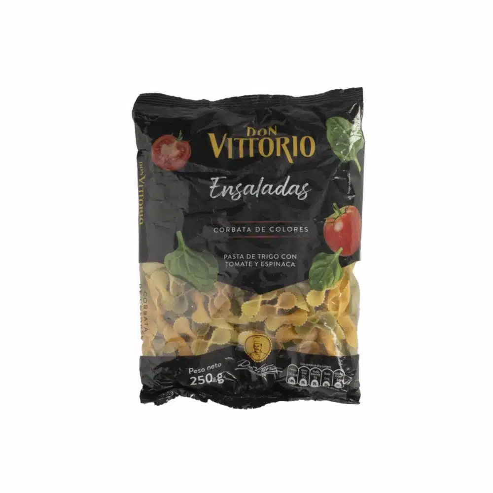 Pasta Pasta Corbata Colores DON VITTORIO 250 G