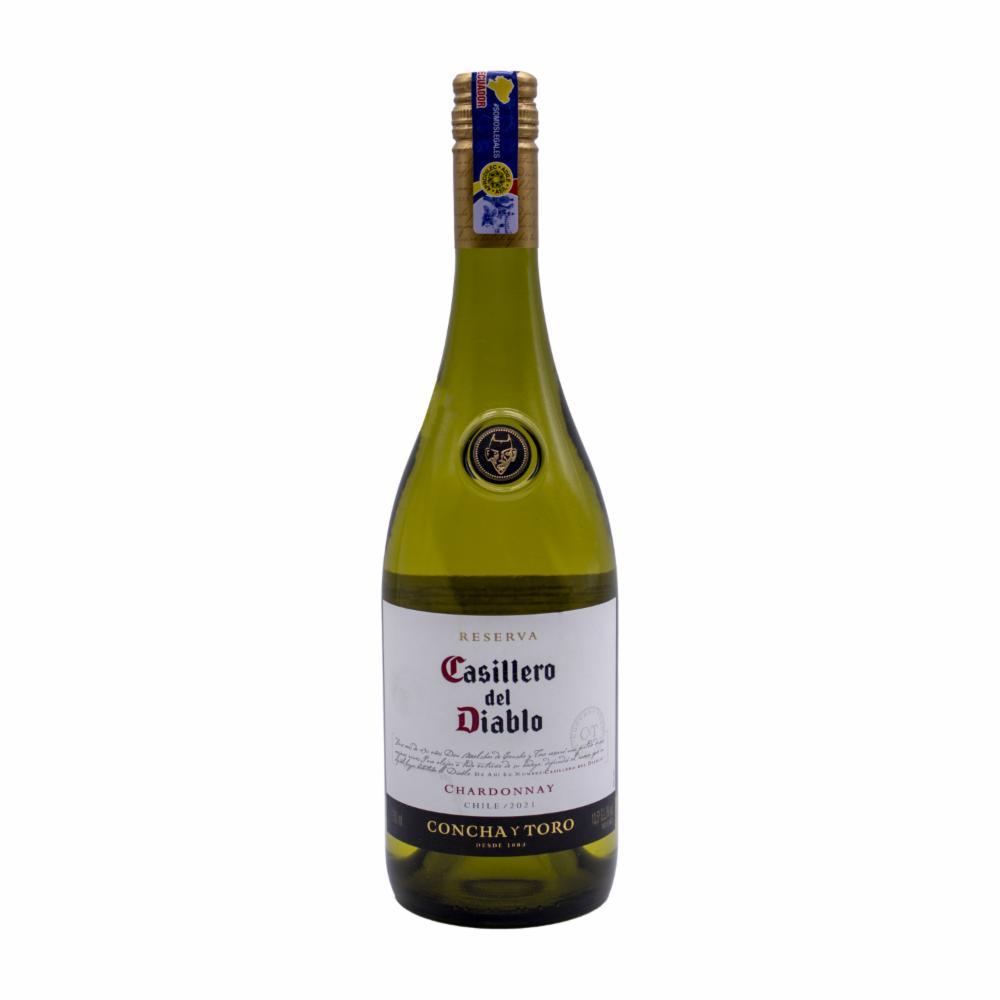 Vino Blanco Chardonnay Casillero Del Diablo 750 Ml