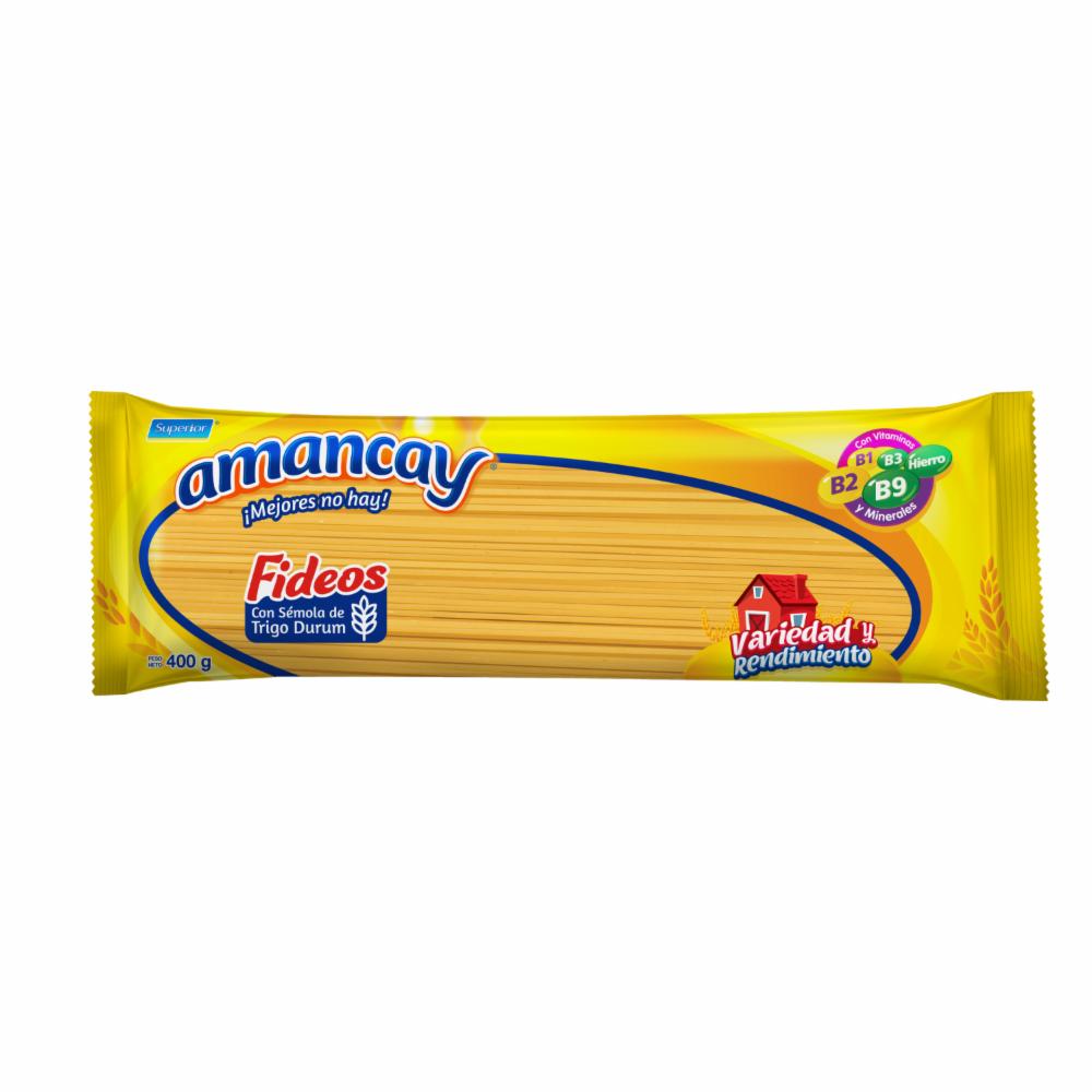 Spaghetti De Sémola De Trigo Amancay 400 G