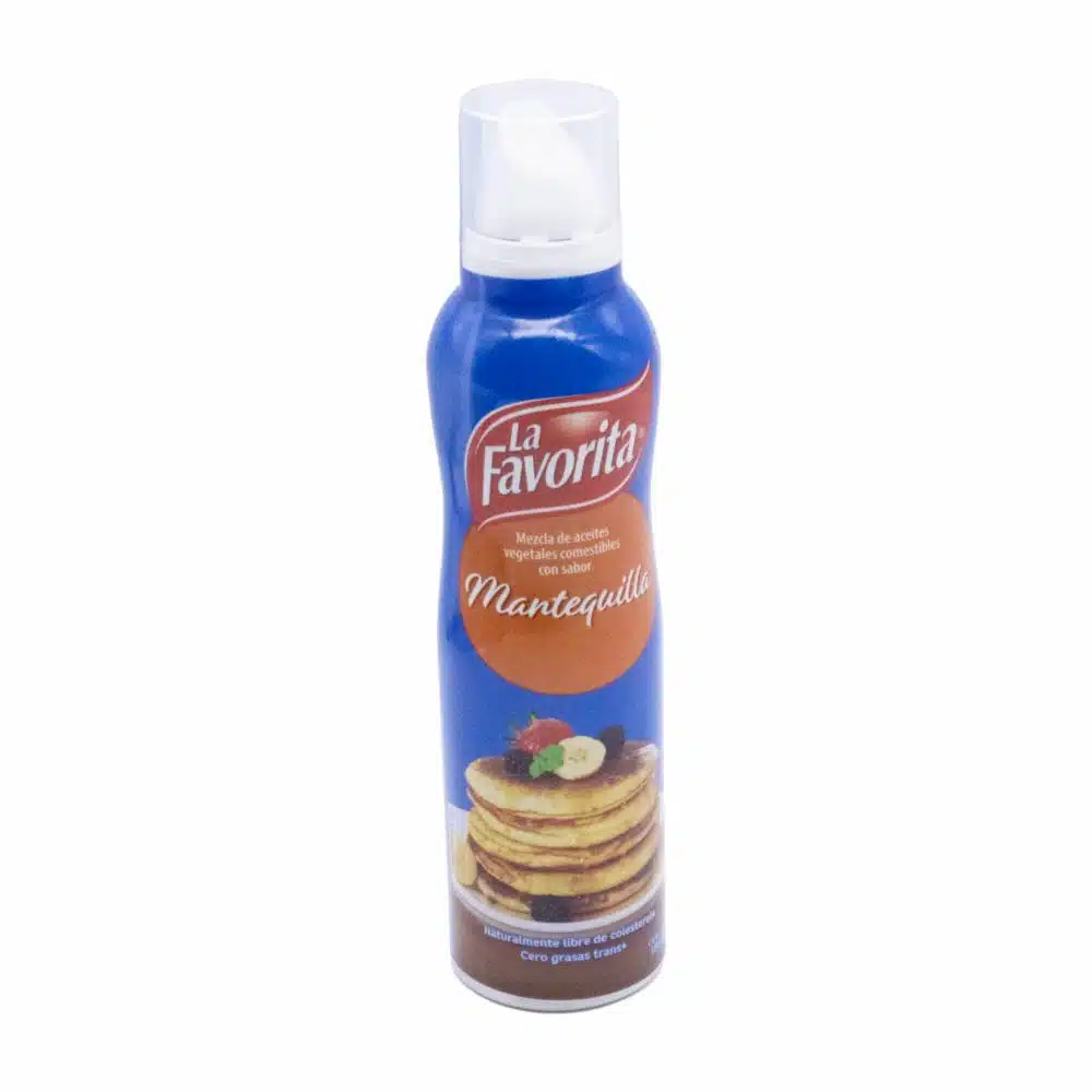 Aceite Comestible Sabor Mantequilla LA FAVORITA 180 Ml