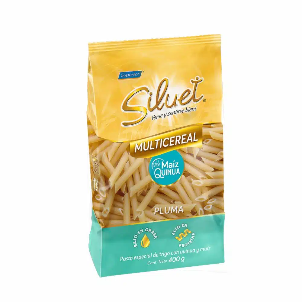 Pasta De Fideo Pluma Quinua Y Maíz Siluet 400 G
