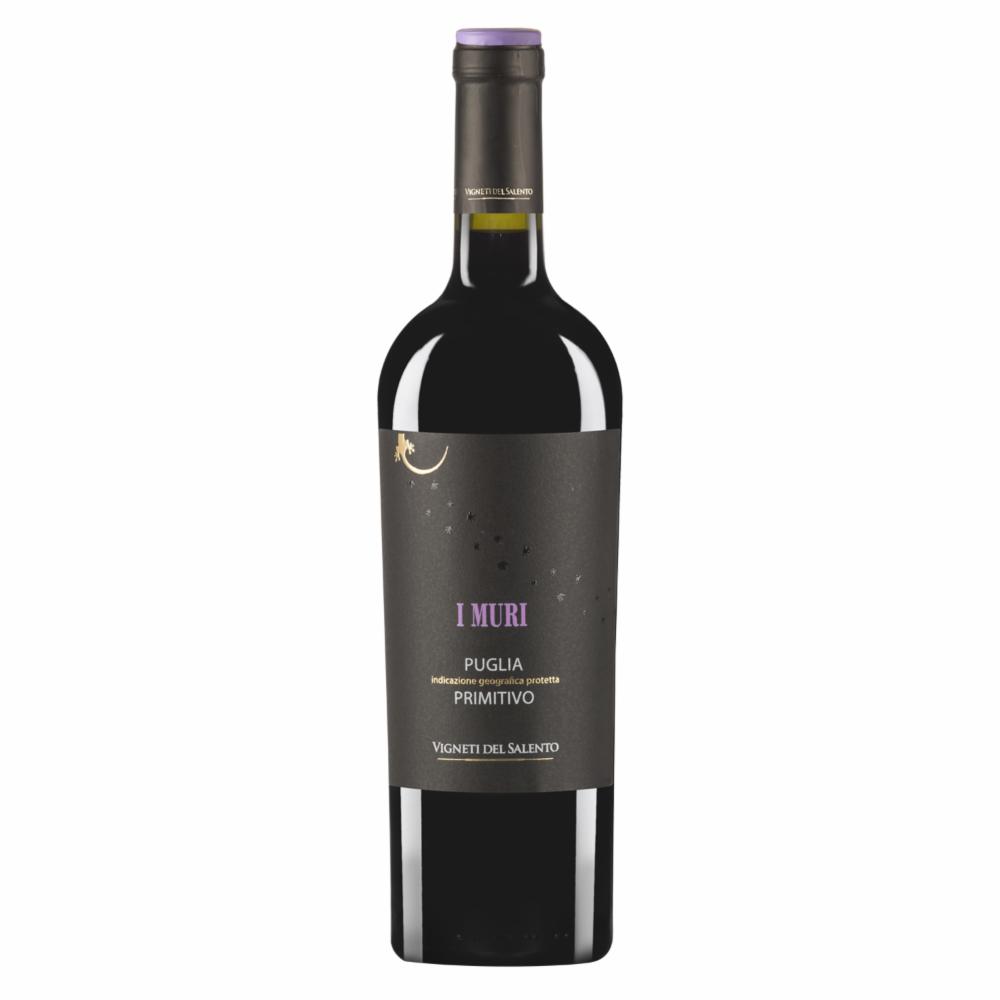 Vino Tinto Puglia Primitivo Italiano I Muri 750 Ml