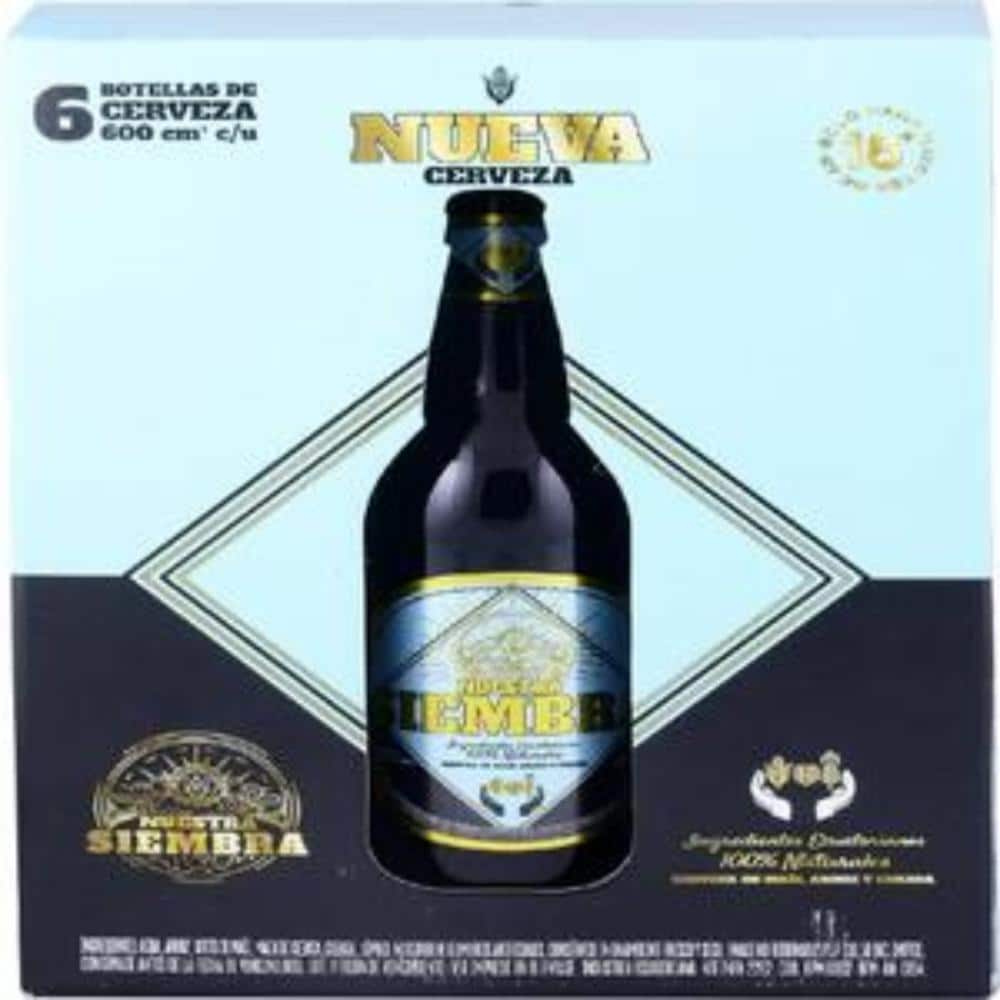 Cerveza Lager Nuestra Siembra 6×600 Ml