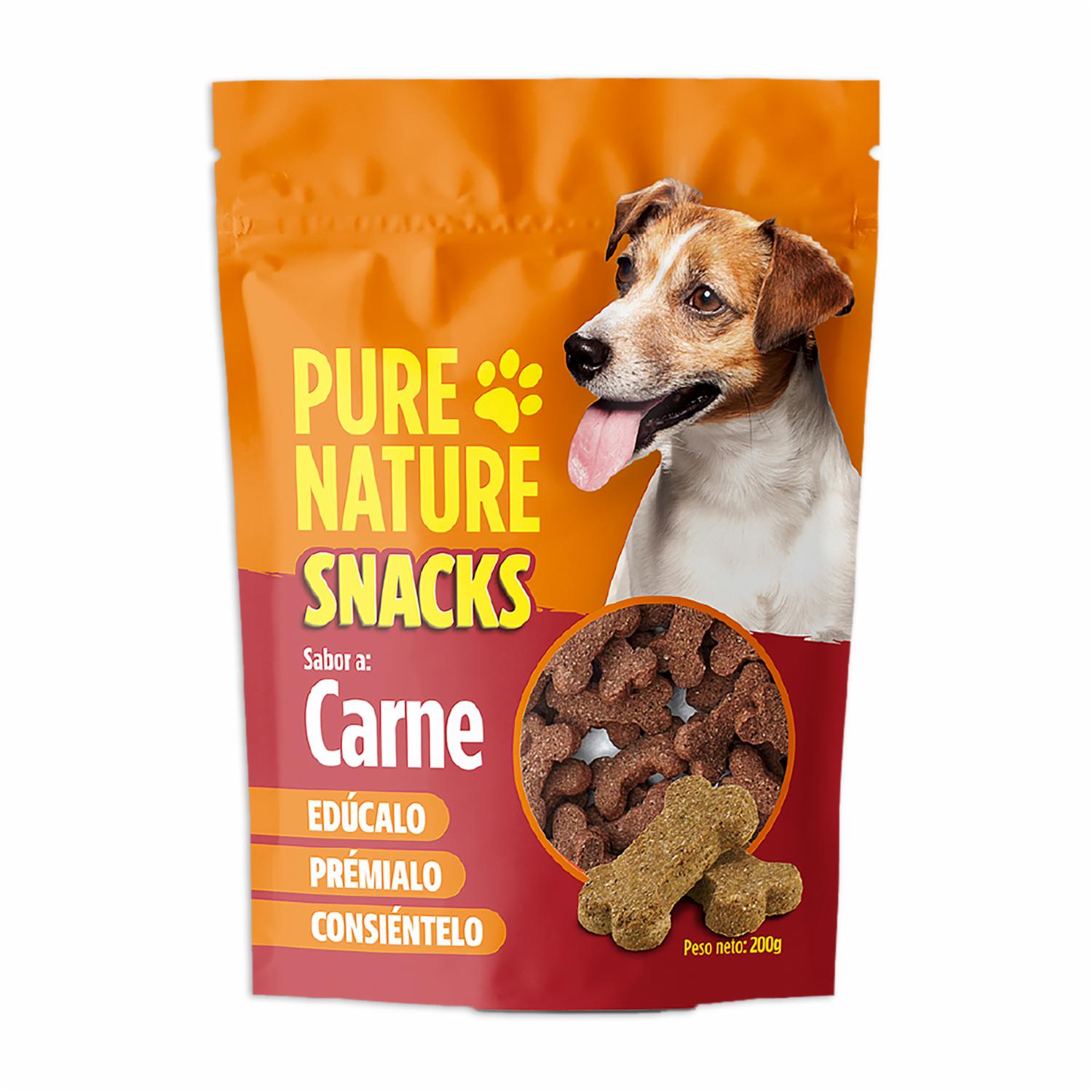 Snack Para Perros Sabor A Carne PURE NATURE 200 G Supermaxi