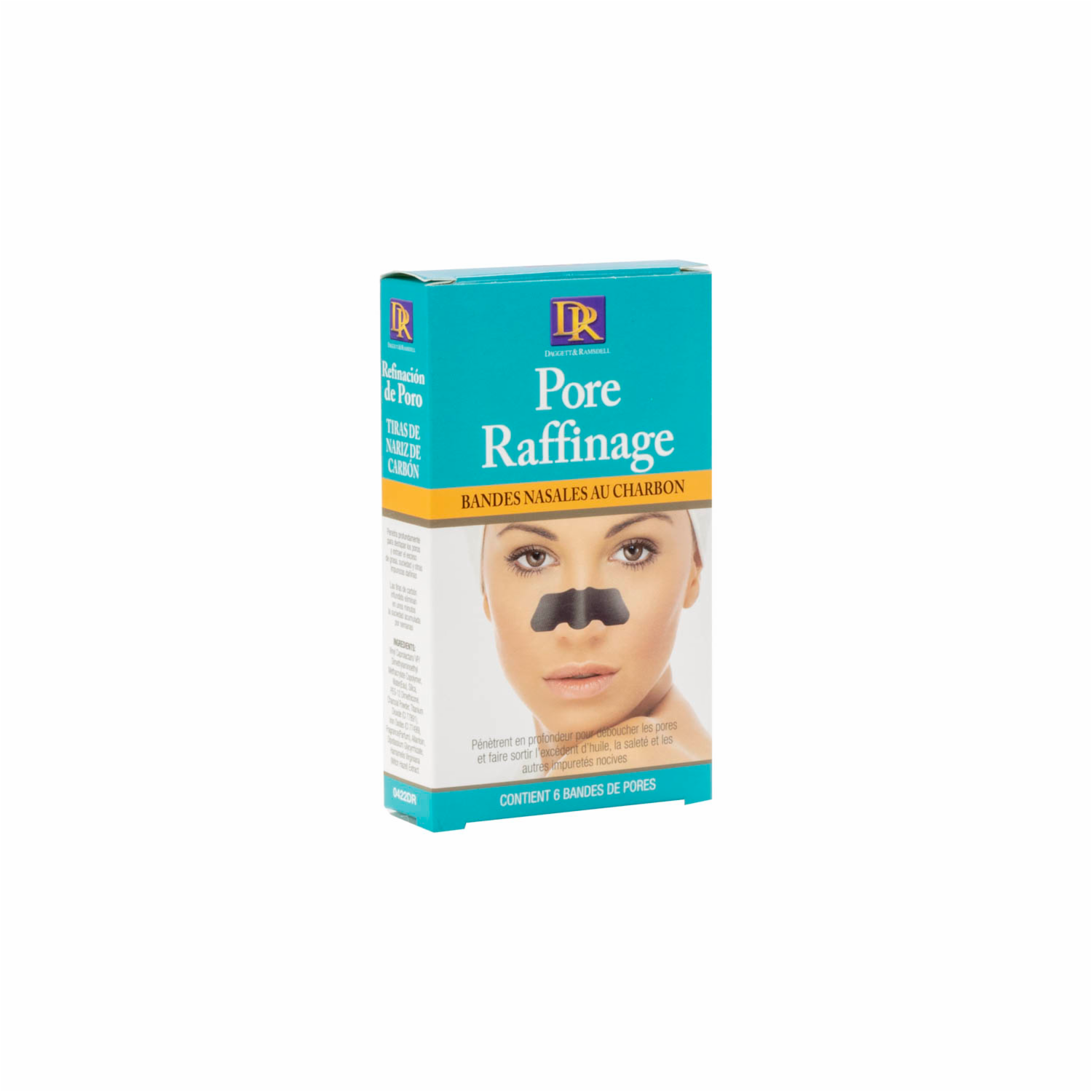 Bandas Faciales Limpiadoras De Poros Con Carbón DERMACTIN-TS Unidad