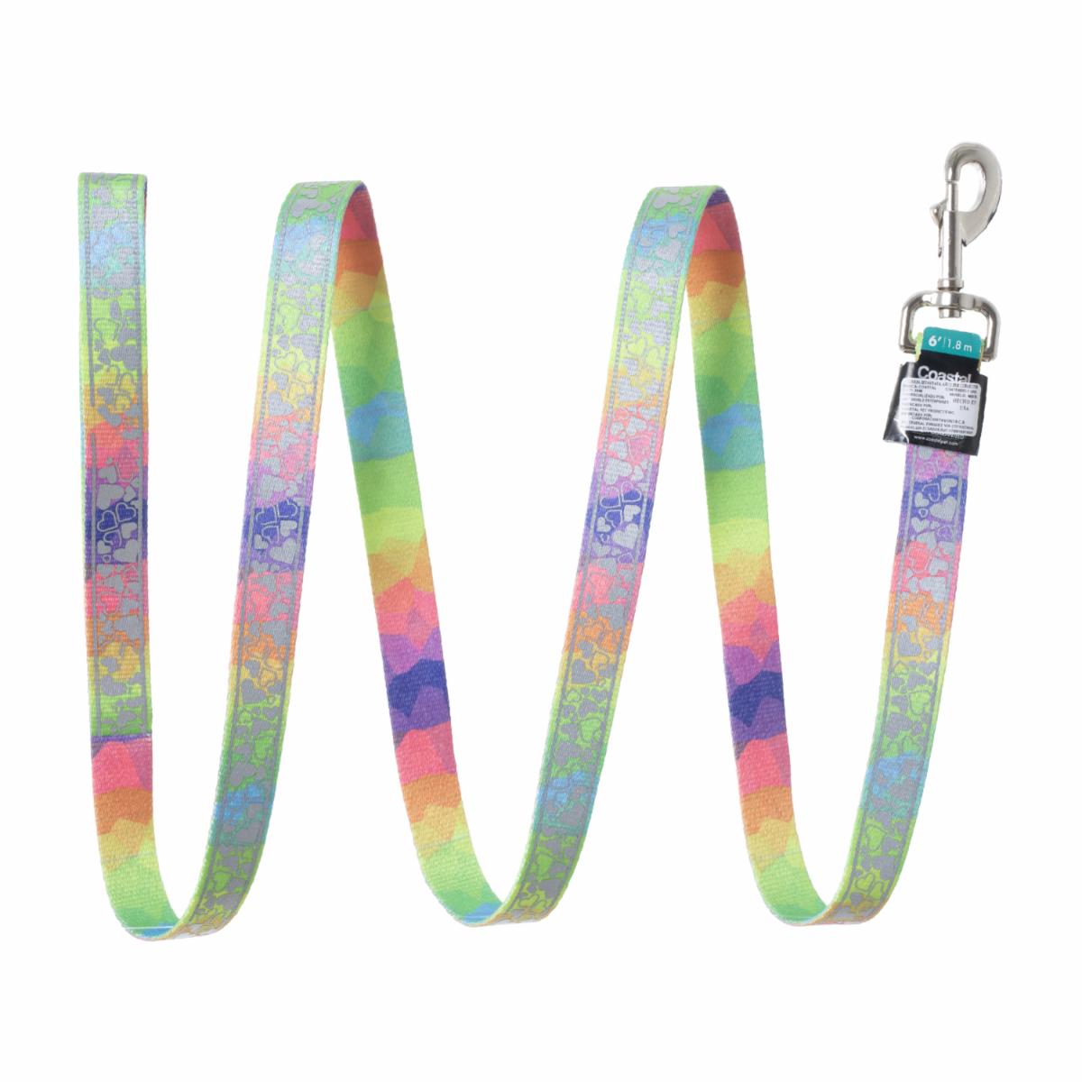Correa Estampada Arco Iris Corazones COASTAL LAZER 1″X6