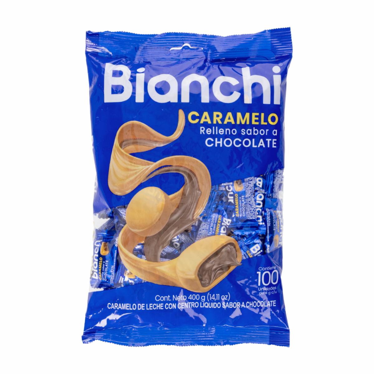 Caramelo De Leche Con Centro Chocolate BIANCHI Funda