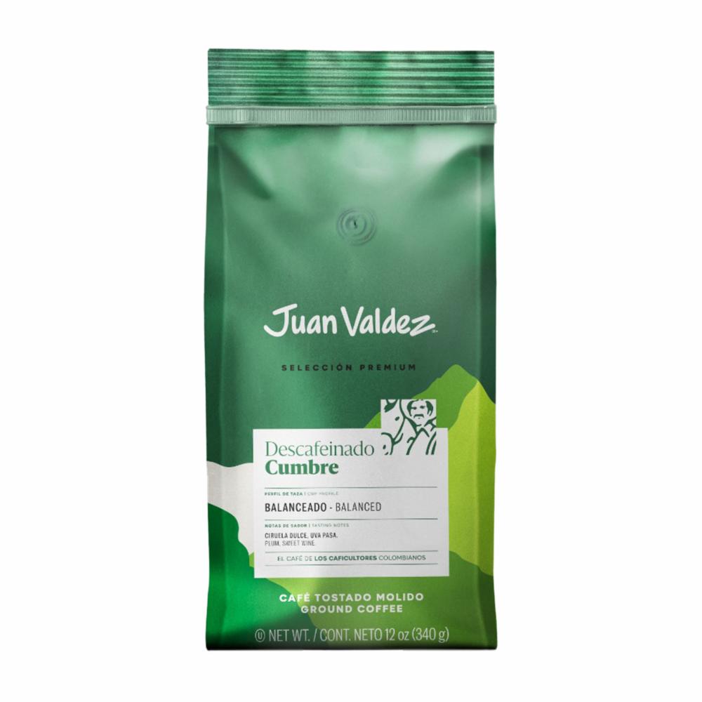 Café Tostado Y Molido Descafeinado JUAN VALDEZ 340 G Supermaxi
