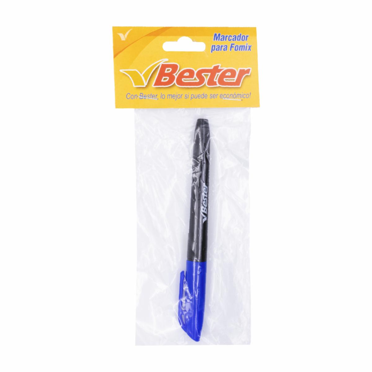 Marcador Para Fomix Azul B-421 BESTER Pequeño
