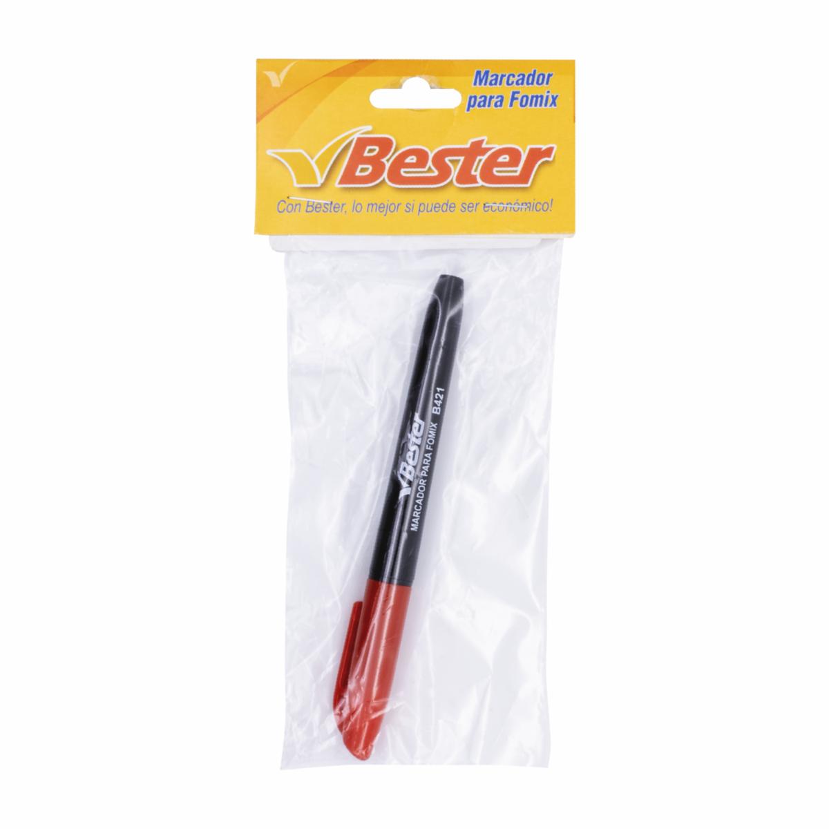 Marcador Para Fomix Rojo B-421 BESTER Pequeño