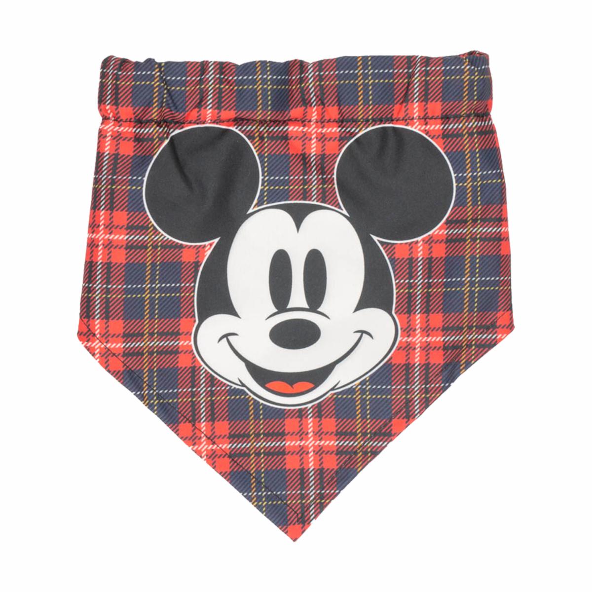 Ropa Para Mascota Bandana Rojo Combinado Mickey Mouse DISNEY Talla Pequeño