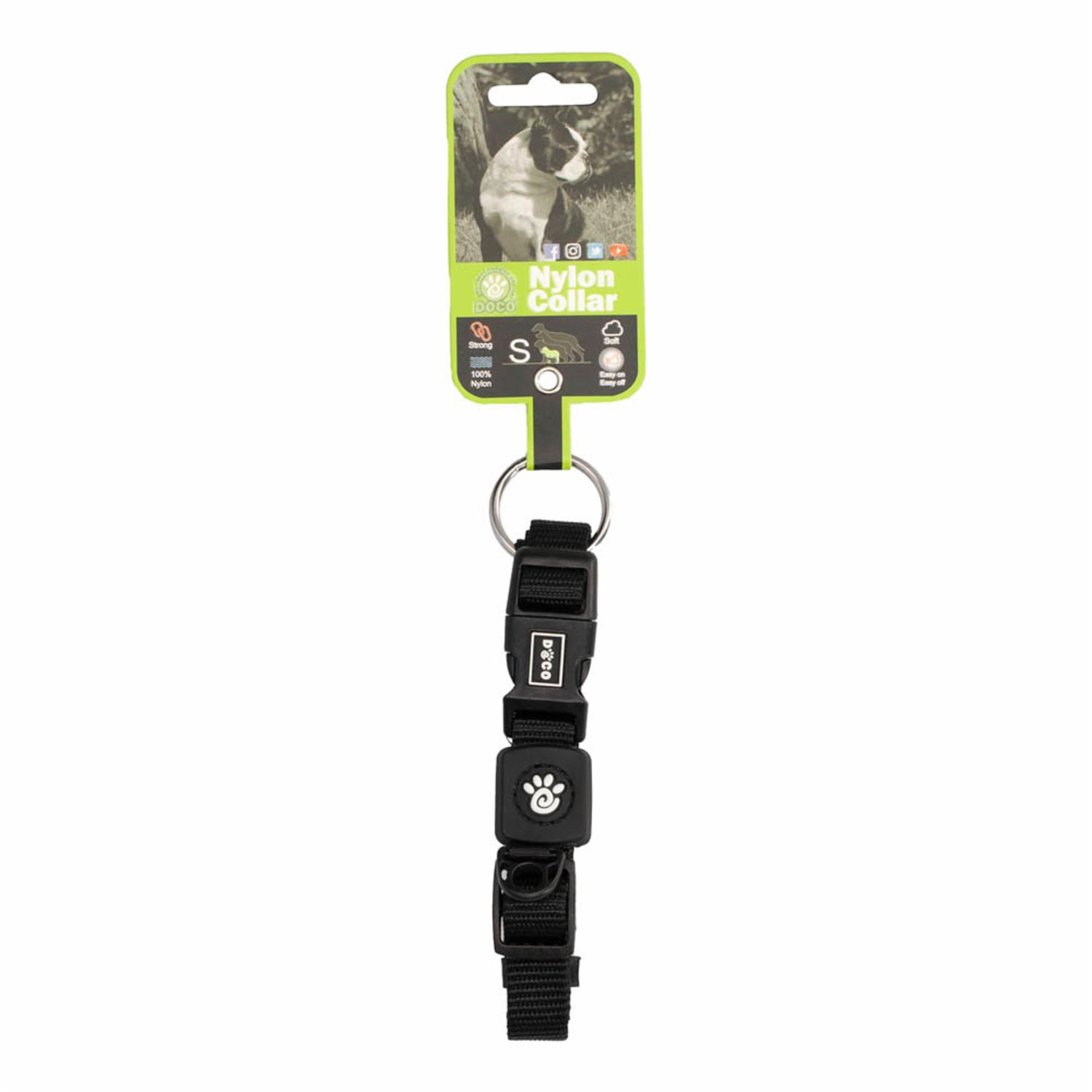 Collar Para Mascota Anillo Negro DOCO Pequeño