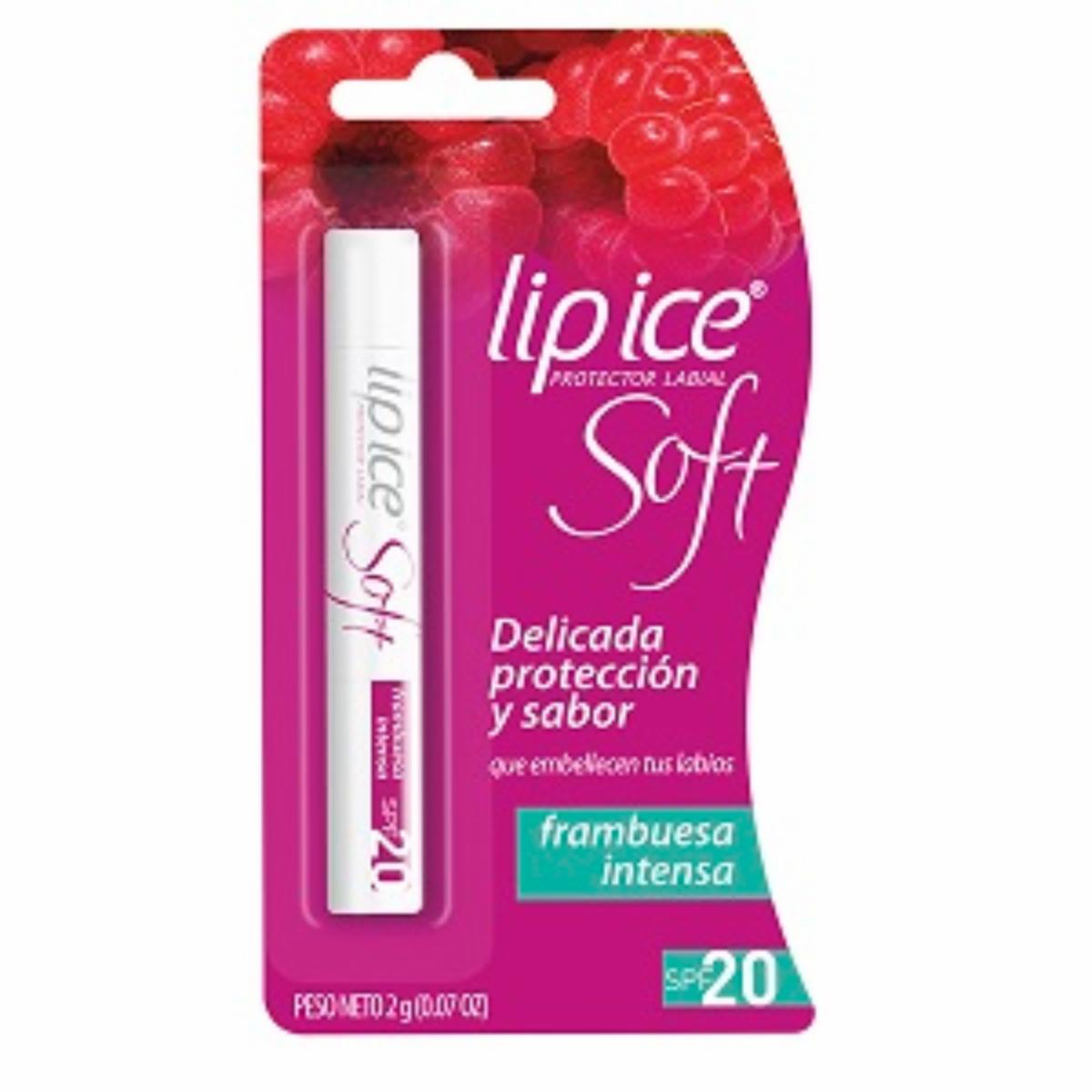 Bálsamo Labial Protector Labial Soft Frambuesa Con Factor De Protección Solar 20 LIPICE Unidad