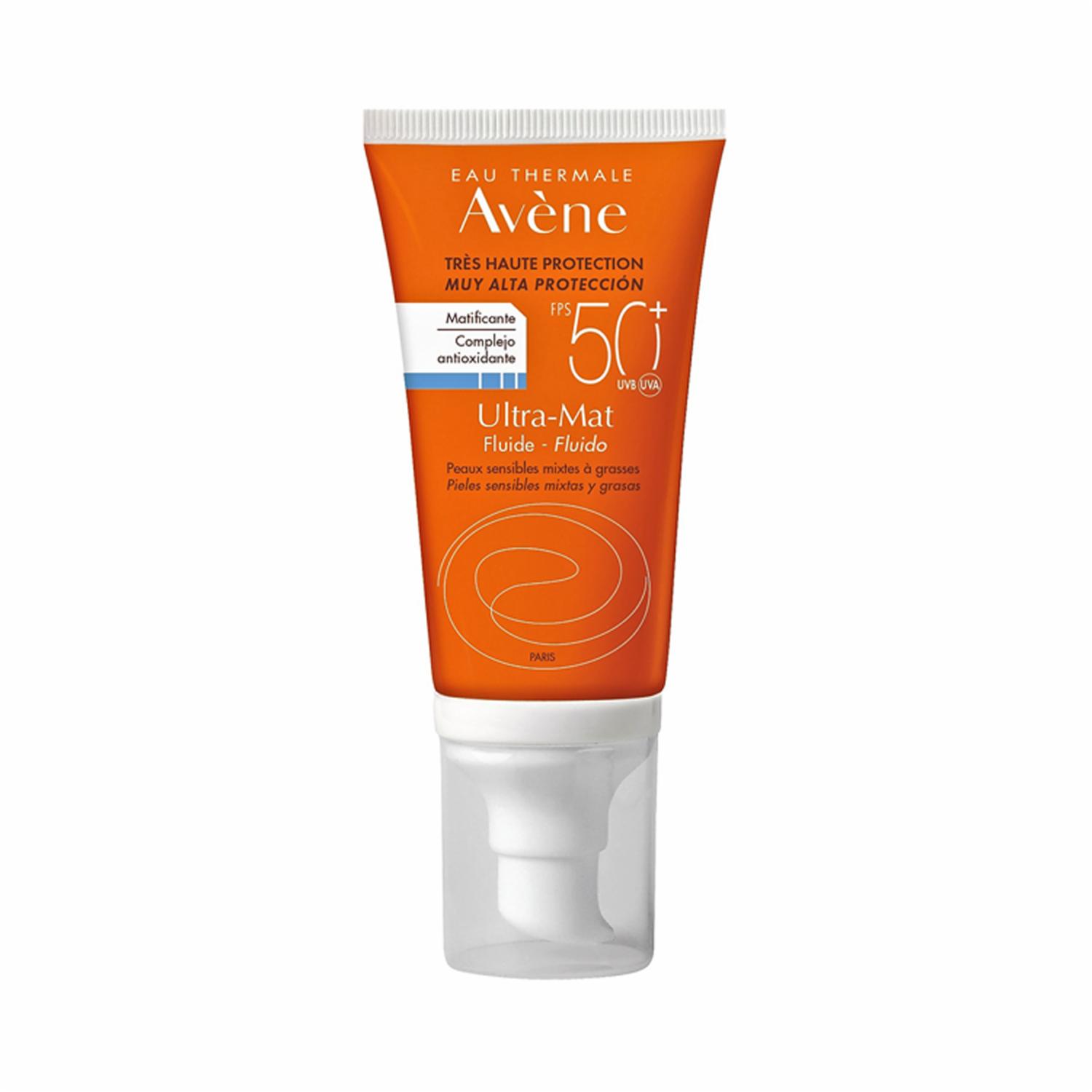 Protector Solar Fluide 50+ Ultra Mat AVÈNE 50 Ml