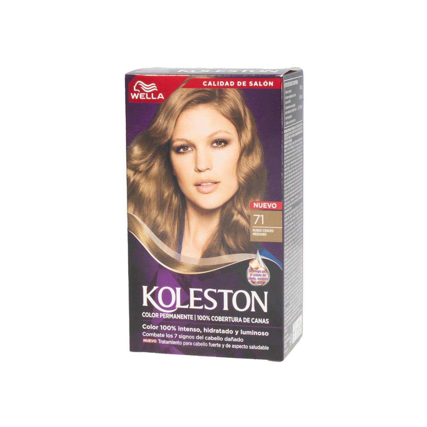 Tinte De Cabello Rubio N° 71 KOLESTON Unidad