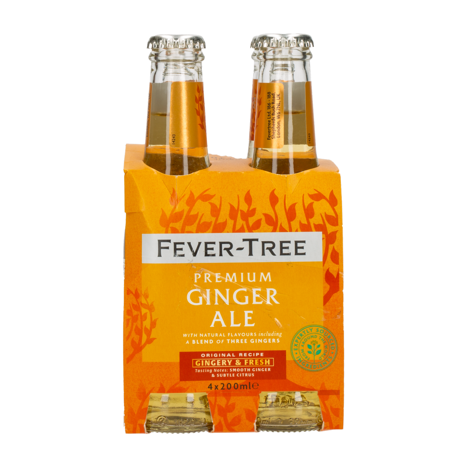 Ginger Ale 4Pack FEVER-TREE 4 X 200 ml