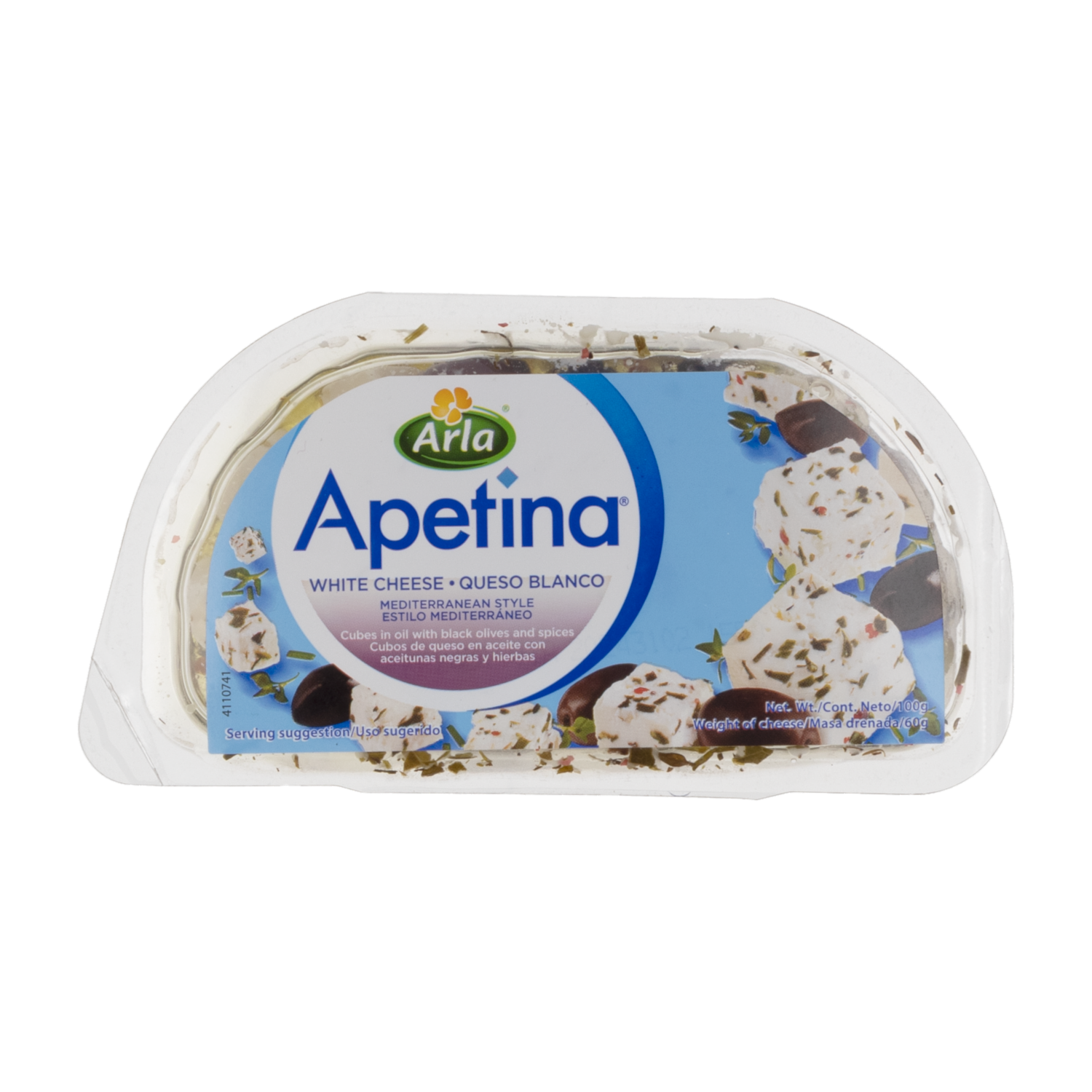 Queso Feta Apetina Con Aceitunas ARLA 100 G