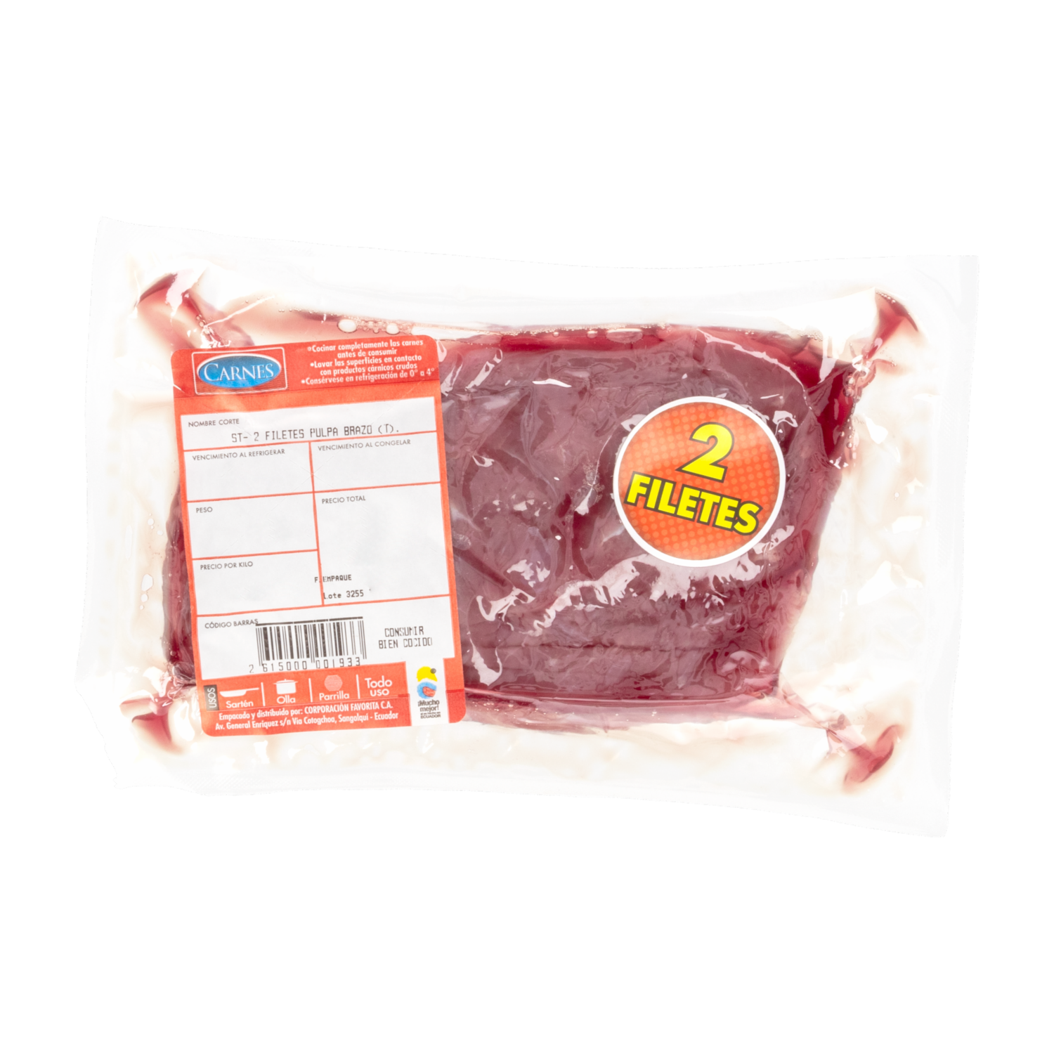 Filetes Pulpa Brazo De Res SUPERMAXI Al Peso