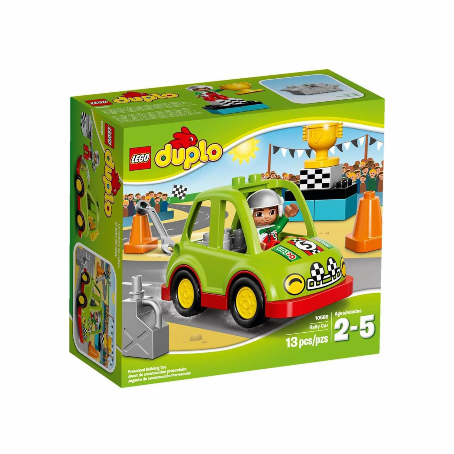 Bloques De Armar El Coche De Rally LEGO DUPLO 13 Piezas