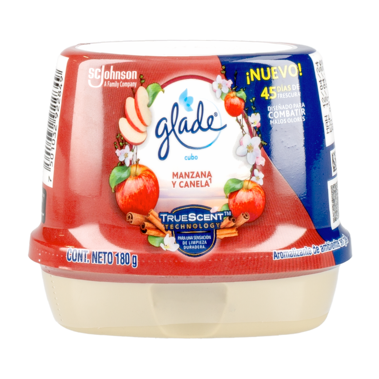 Aromatizante Cubo Manzana Canela GLADE 180 G