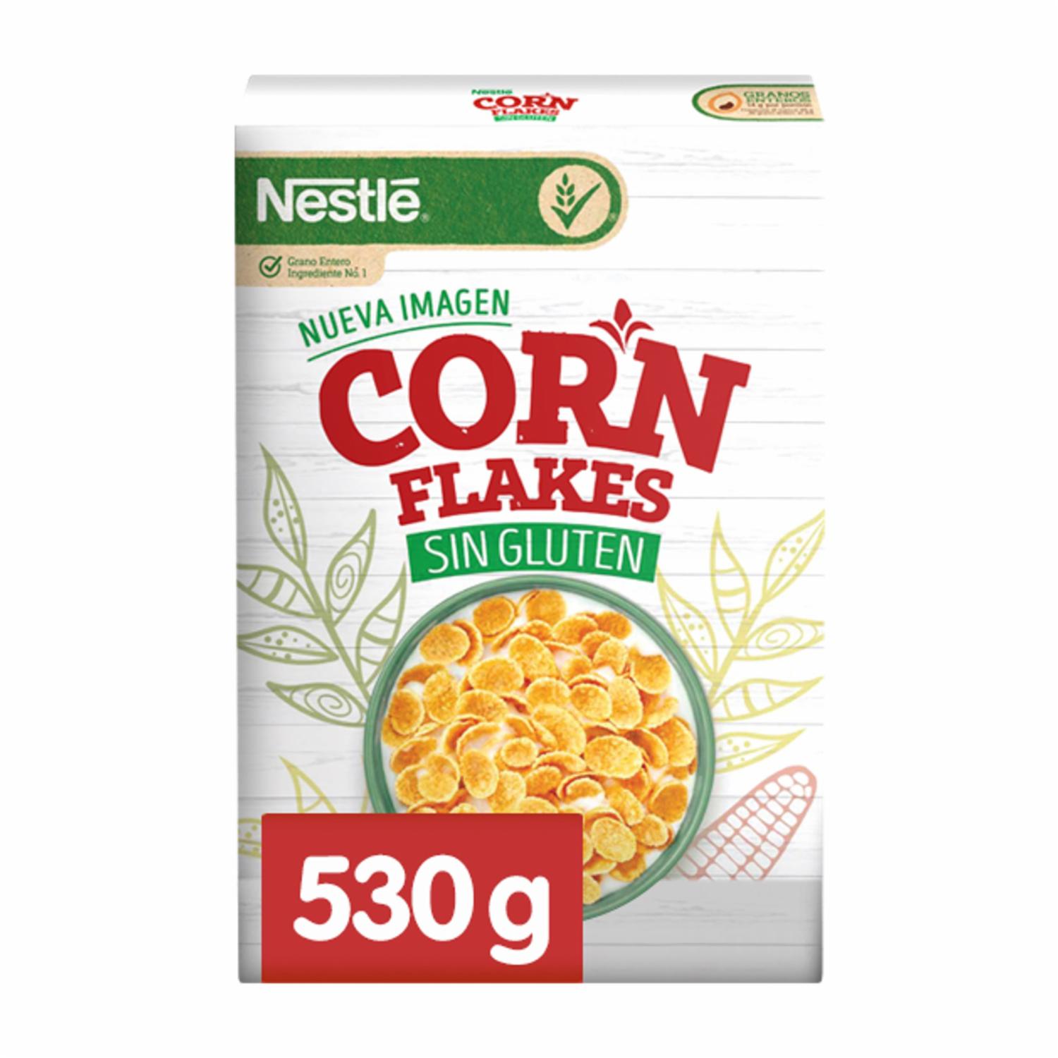 Cereal En Hojuelas Libre De Gluten NESTLÉ CORN FLAKES 530 G