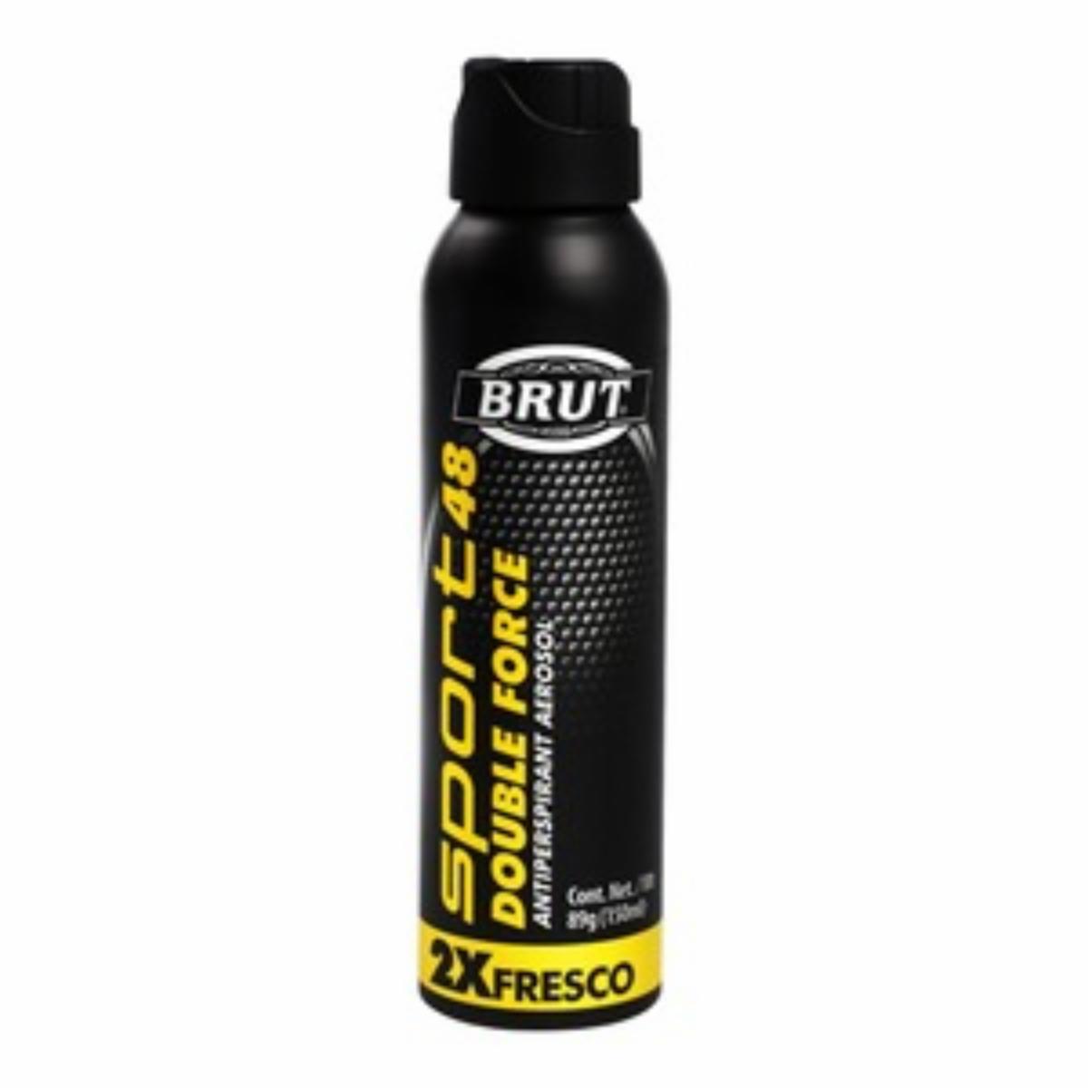 Desodorante En Aerosol Aero Sport 48 Horas Double Force BRUT 150 Ml