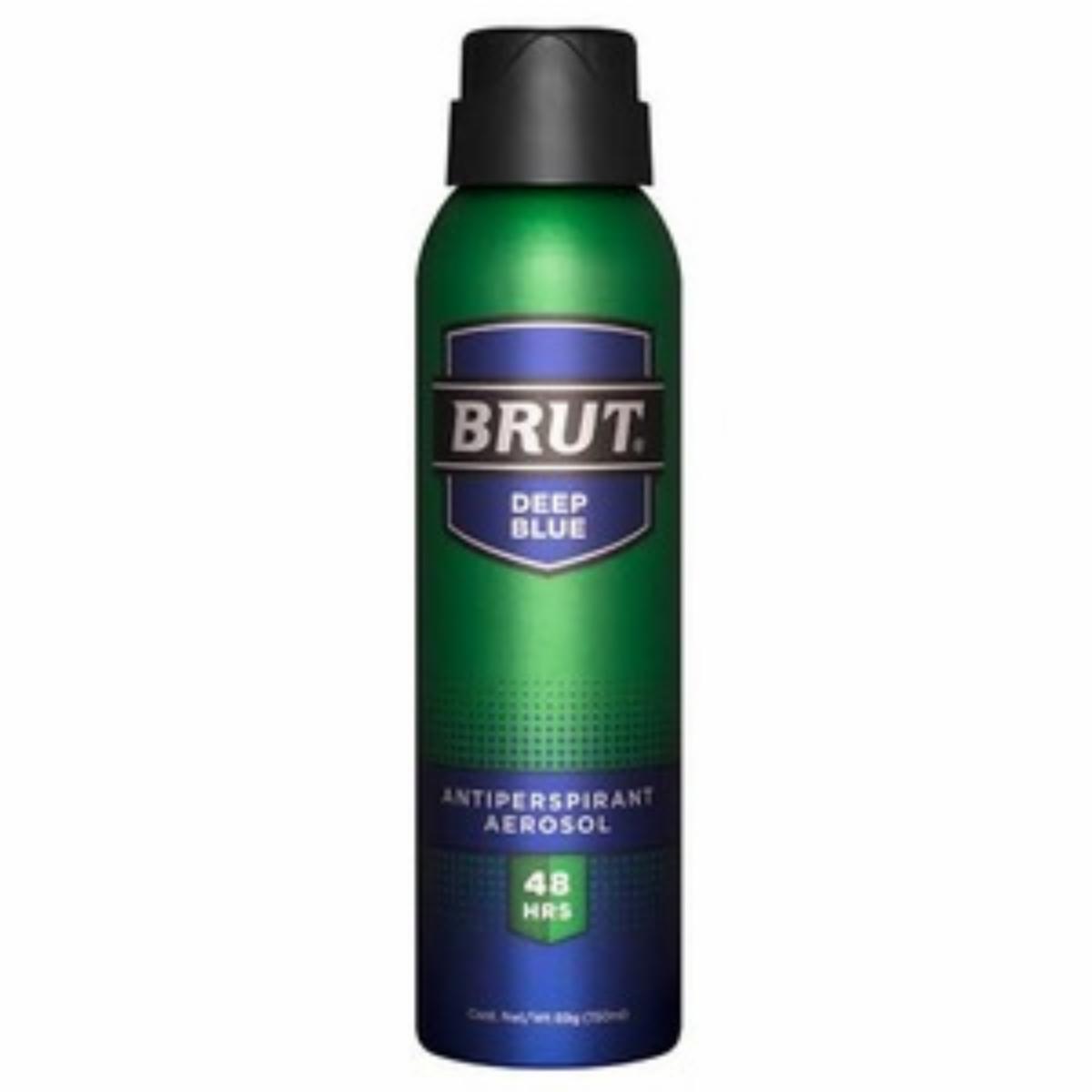 Desodorante En Aerosol Deep Blue BRUT 150 Ml