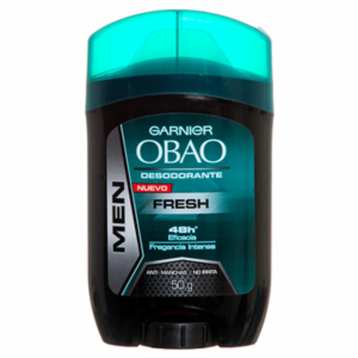 Desodorante En Barra Para Caballero Fresh Men GARNIER OBAO 50 G