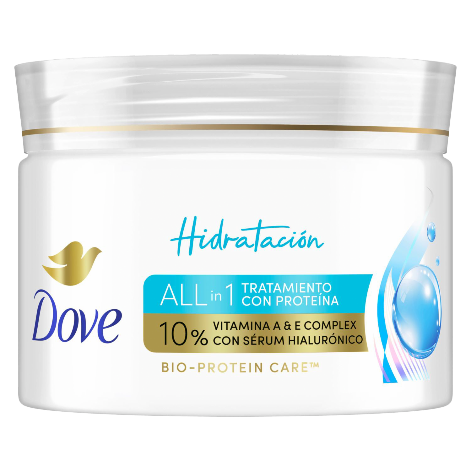 Tratamiento Capilar Hidratación Con Proteína DOVE 300 G