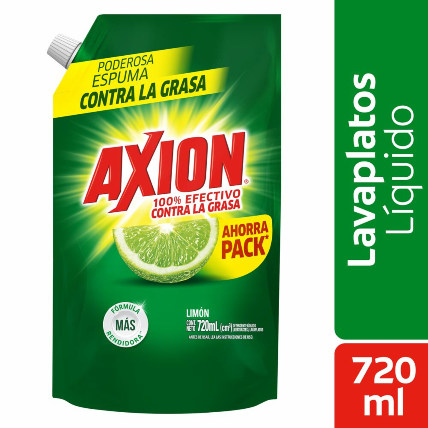 Lavaplatos Líquido Limón AXION 720 Ml