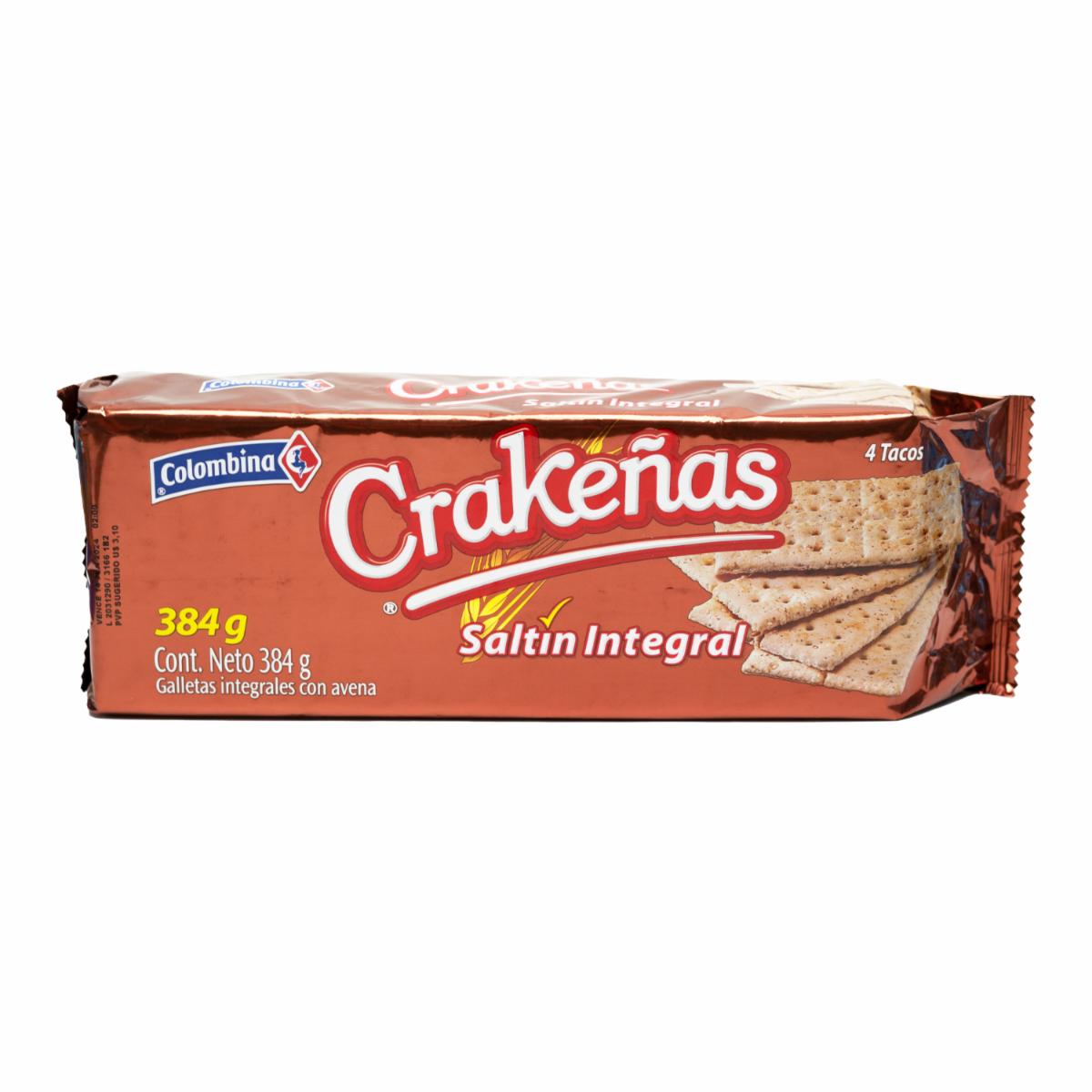Galletas Integrales De Sal CRAKEÑAS Taco