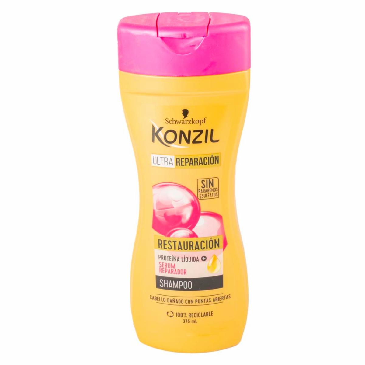 Shampoo De Cabello Restauración KONZIL 375 Ml