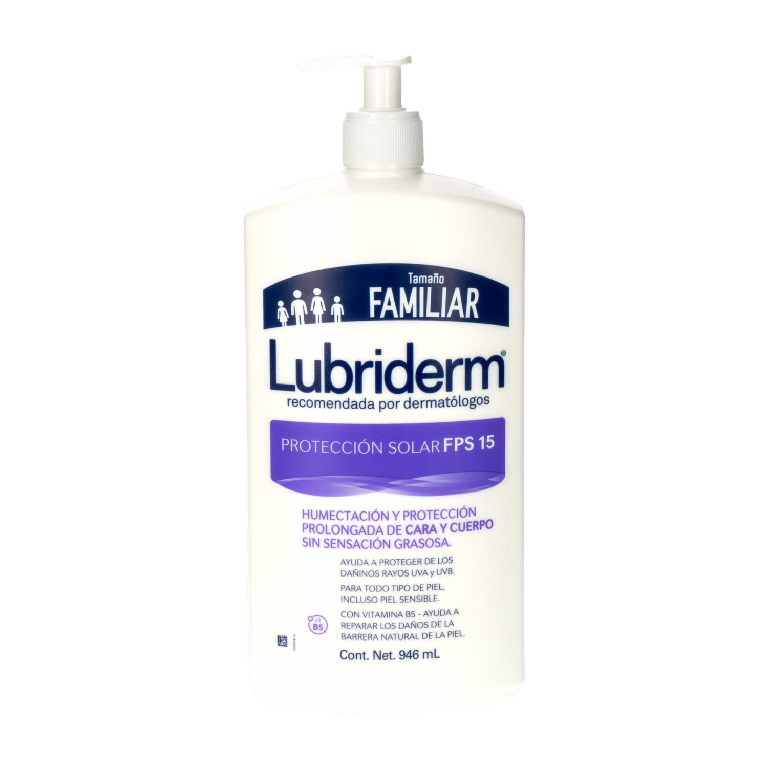 Crema Corporal Con  Uv15 LUBRIDERM 946 Ml