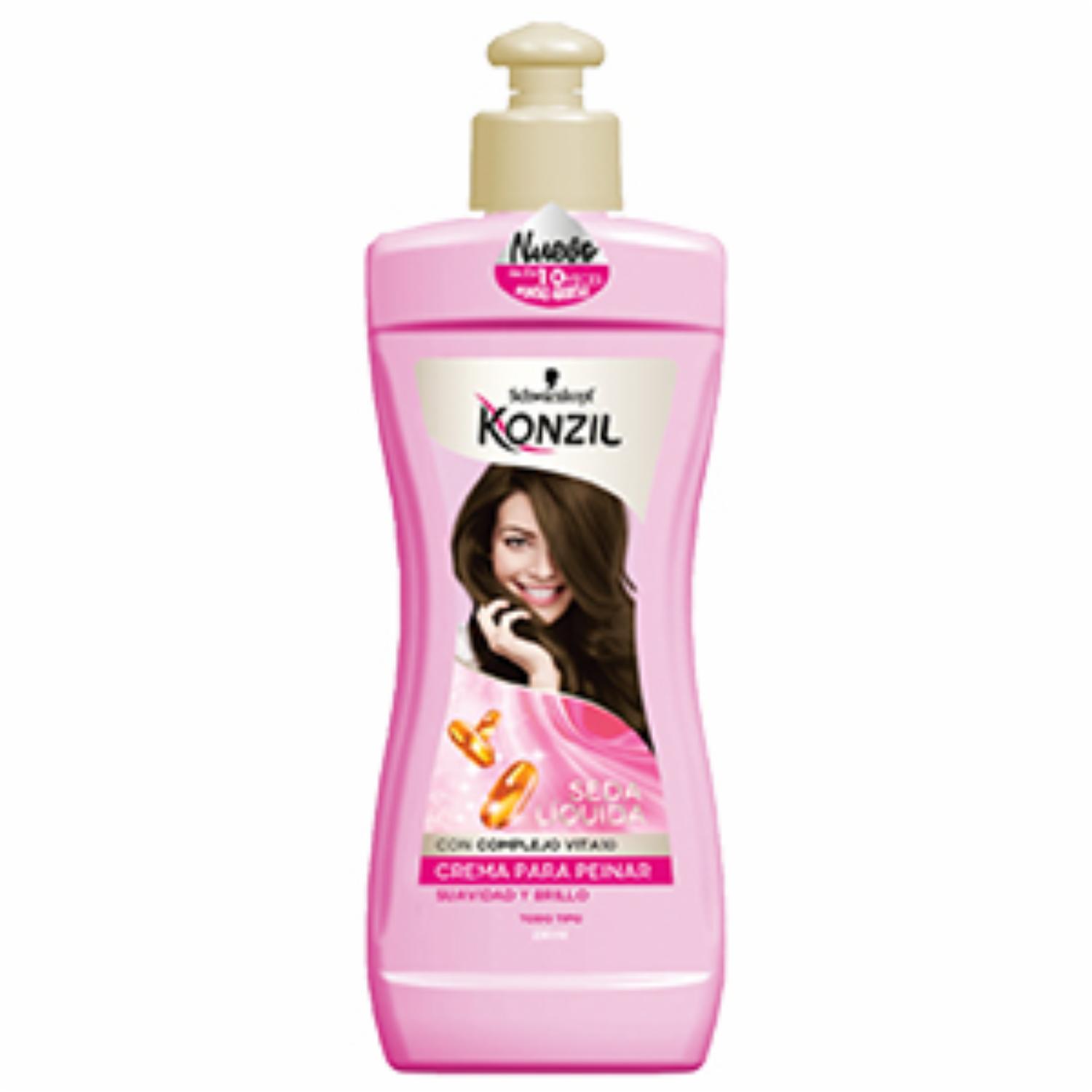 Crema Capilar Seda Líquida Más Brillo KONZIL 230 Ml