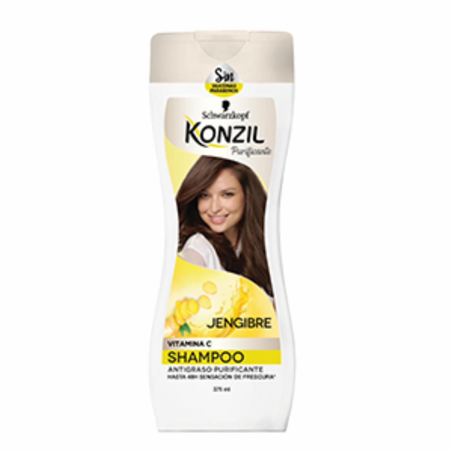 Shampoo De Cabello Jengibre + Vit C KONZIL 375 Ml