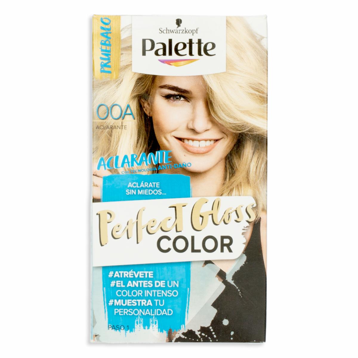 Tinte De Cabello Aclarante Perfect Gloss 00A PALETTE Unidad