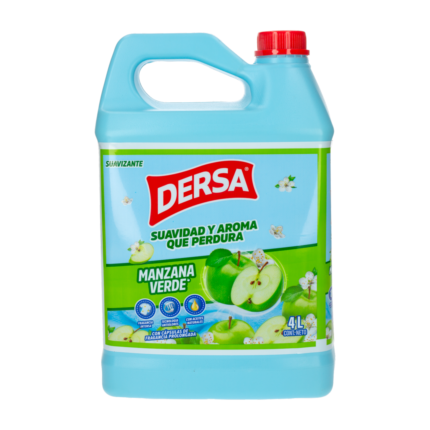 Suavizante Para Ropa Manzana Verde DERSA 4000 Ml