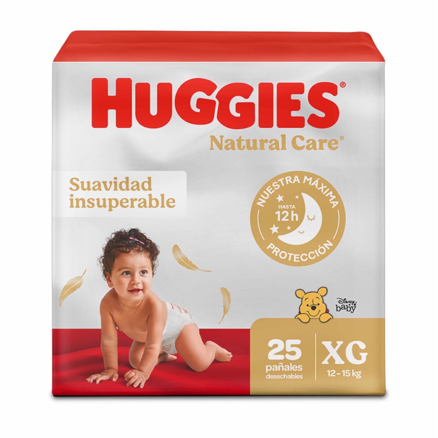 Pañales Natural Care XG HUGGIES X 25 Uds