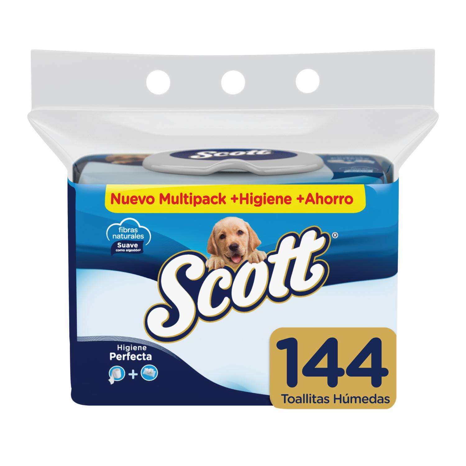 Toallas Húmedas Pack SCOTT 3 X 48 Uds