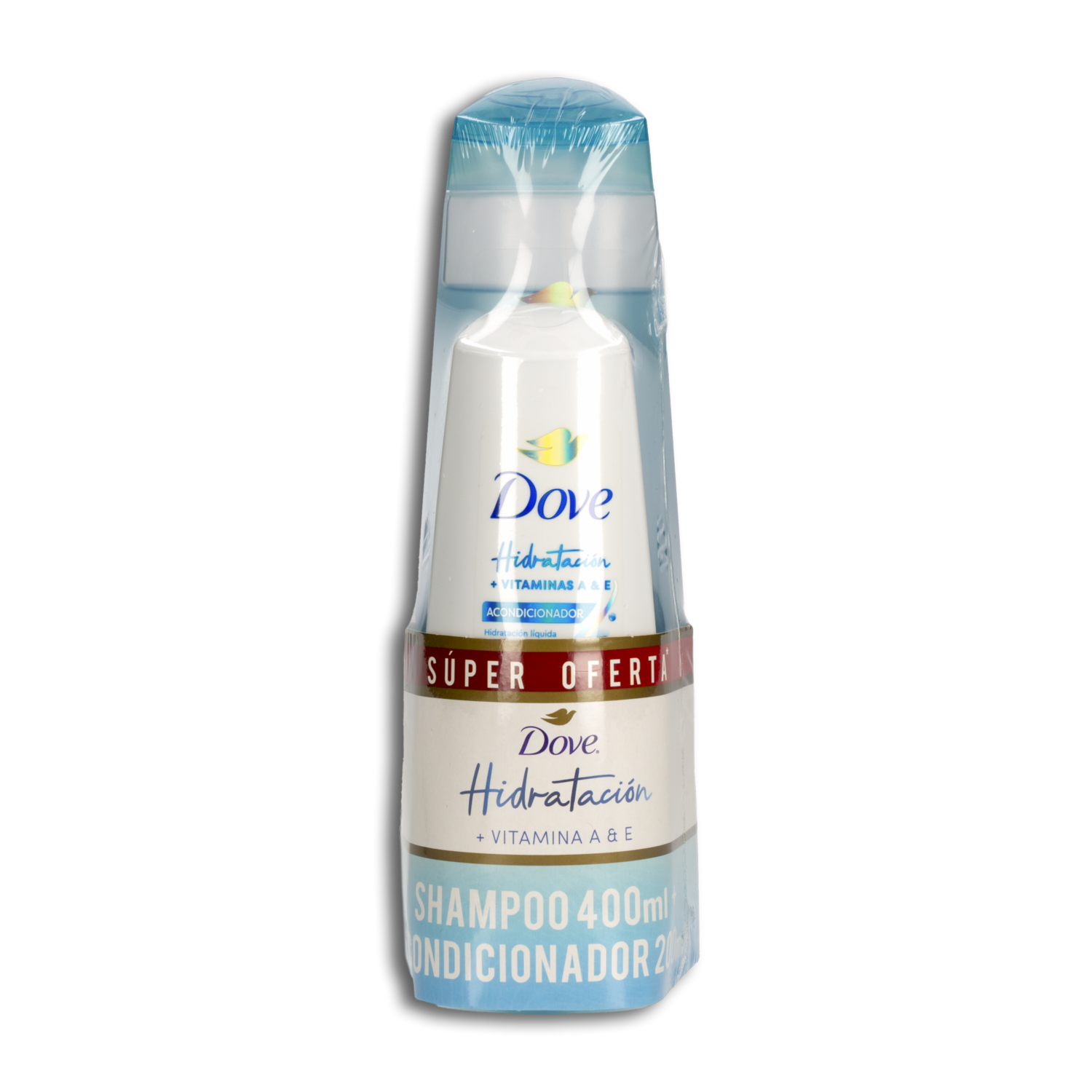 Shampoo Y Acondicionador Hidratación Intensa DOVE 2 X 200 Ml