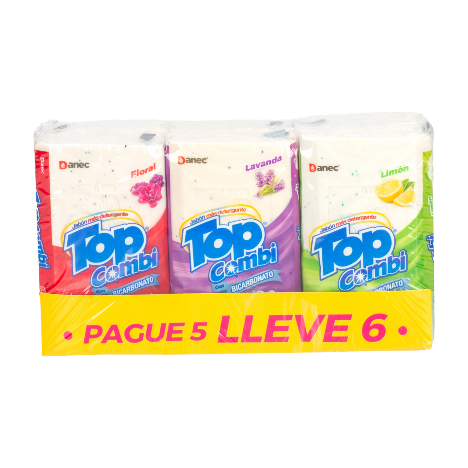 Jabón De Barra Surtido TOP COMBI X 6 Uds