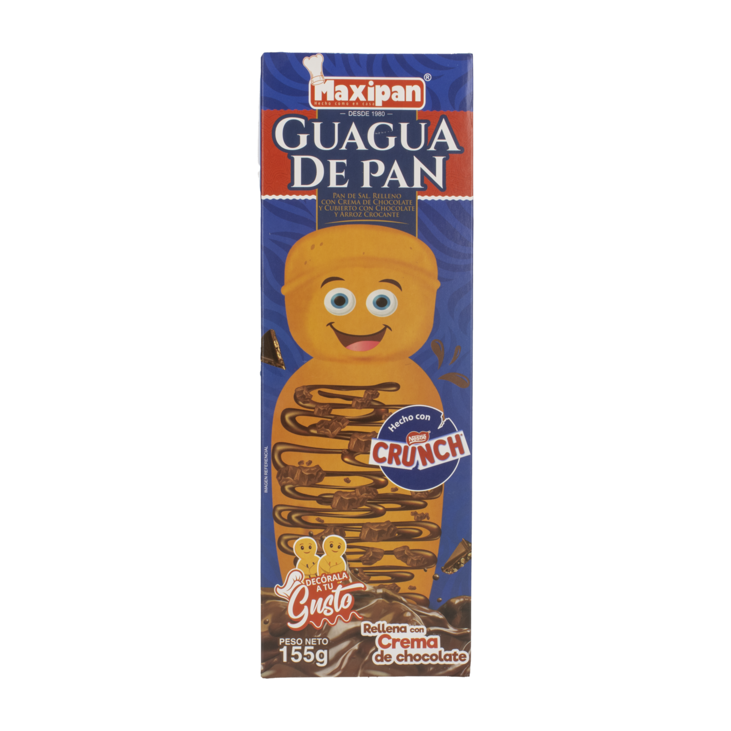 Guagua De Pan Nestlé Edición Especial Crunch MAXIPAN 155 G