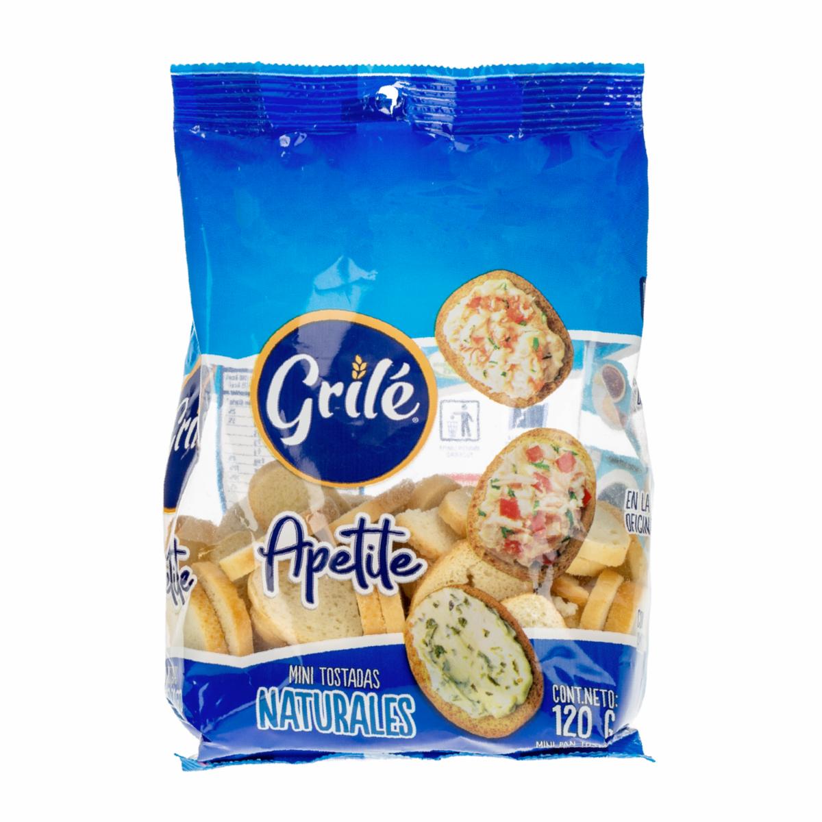 Mini Tostadas Natural GRILÉ 120 G