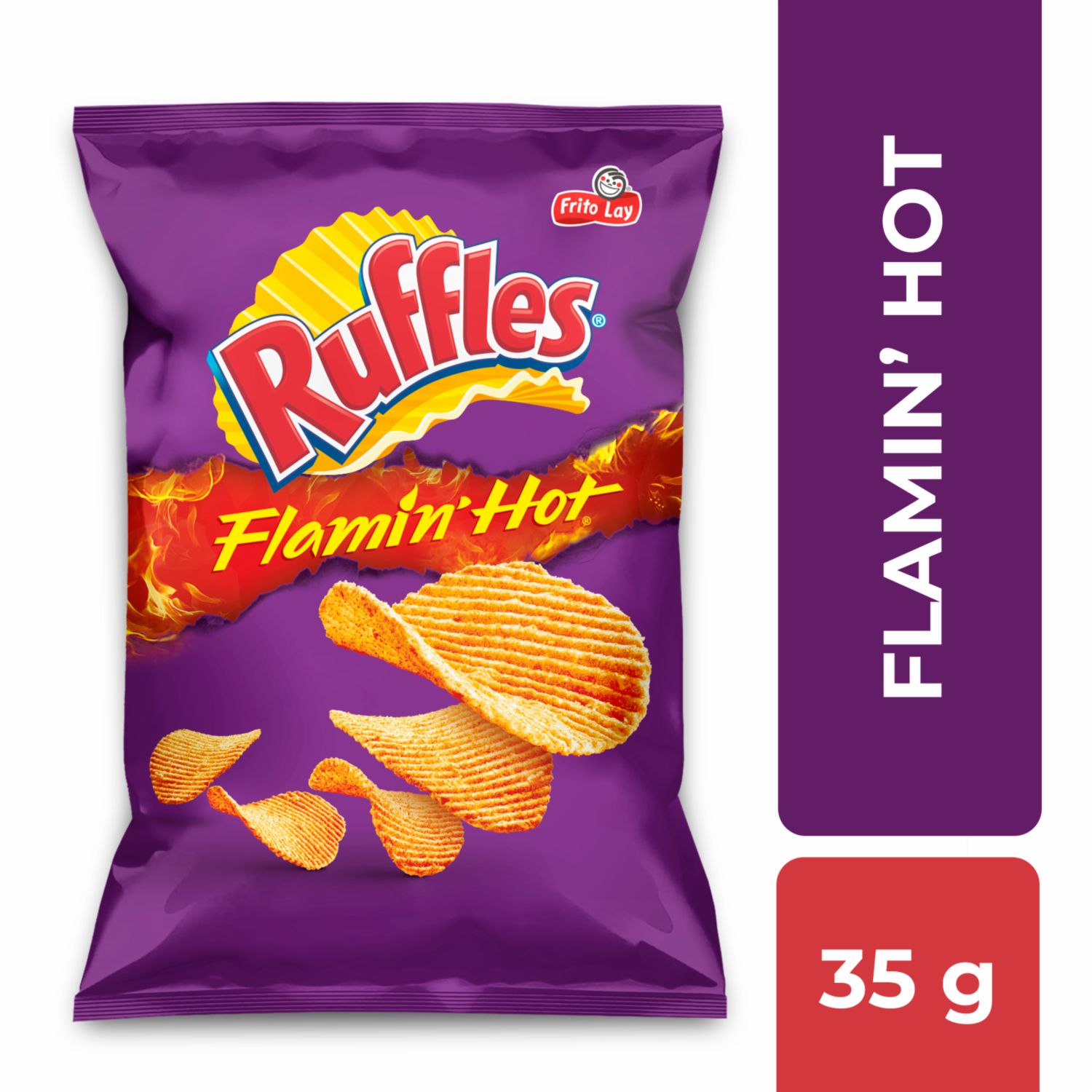 Papas Fritas Sabor Flamin Hot RUFFLES 35 G