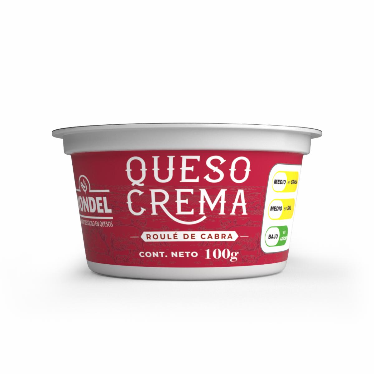 Queso Crema Roulé De Cabra MONDEL 100 G