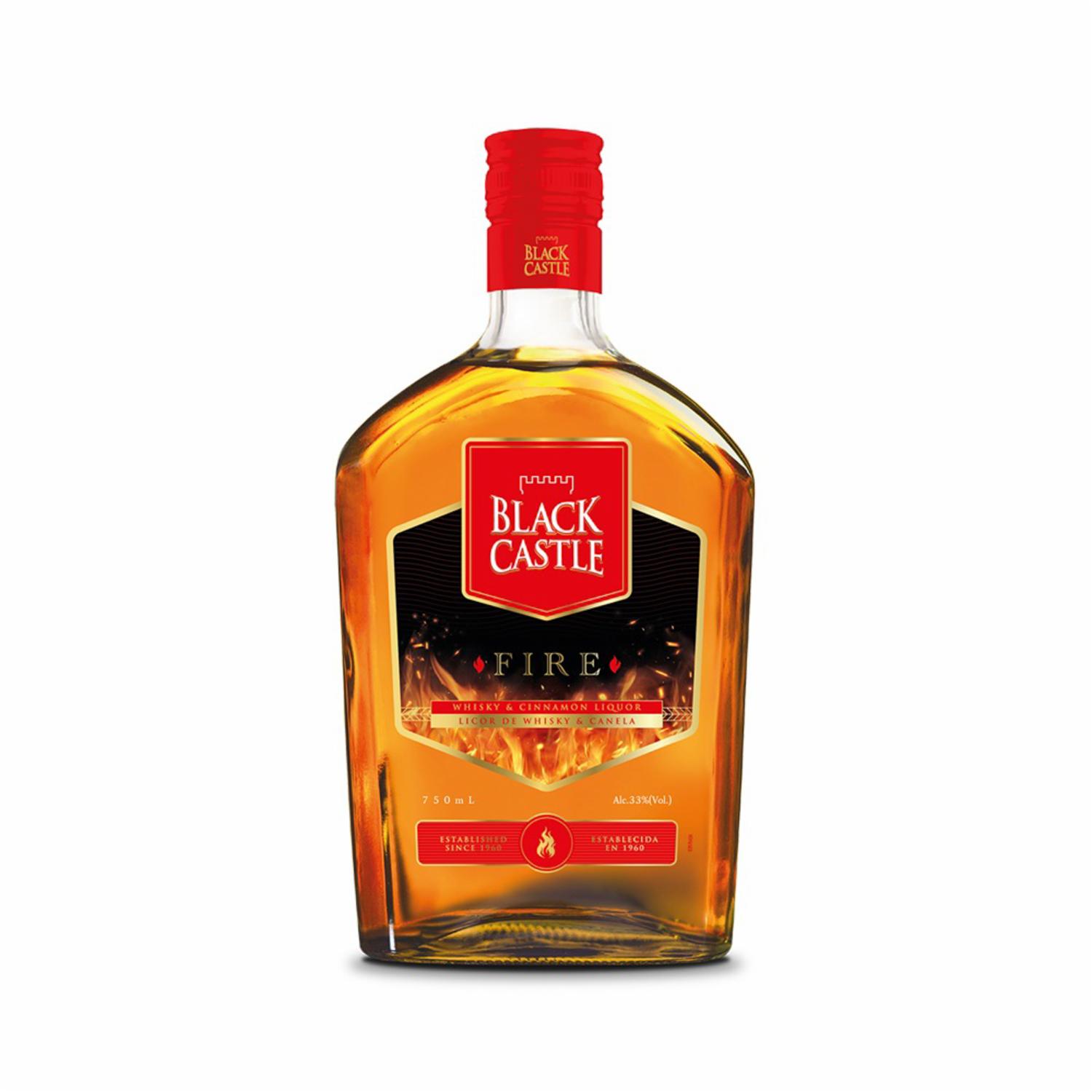 Whisky Fire BLACK CASTLE 750 Ml